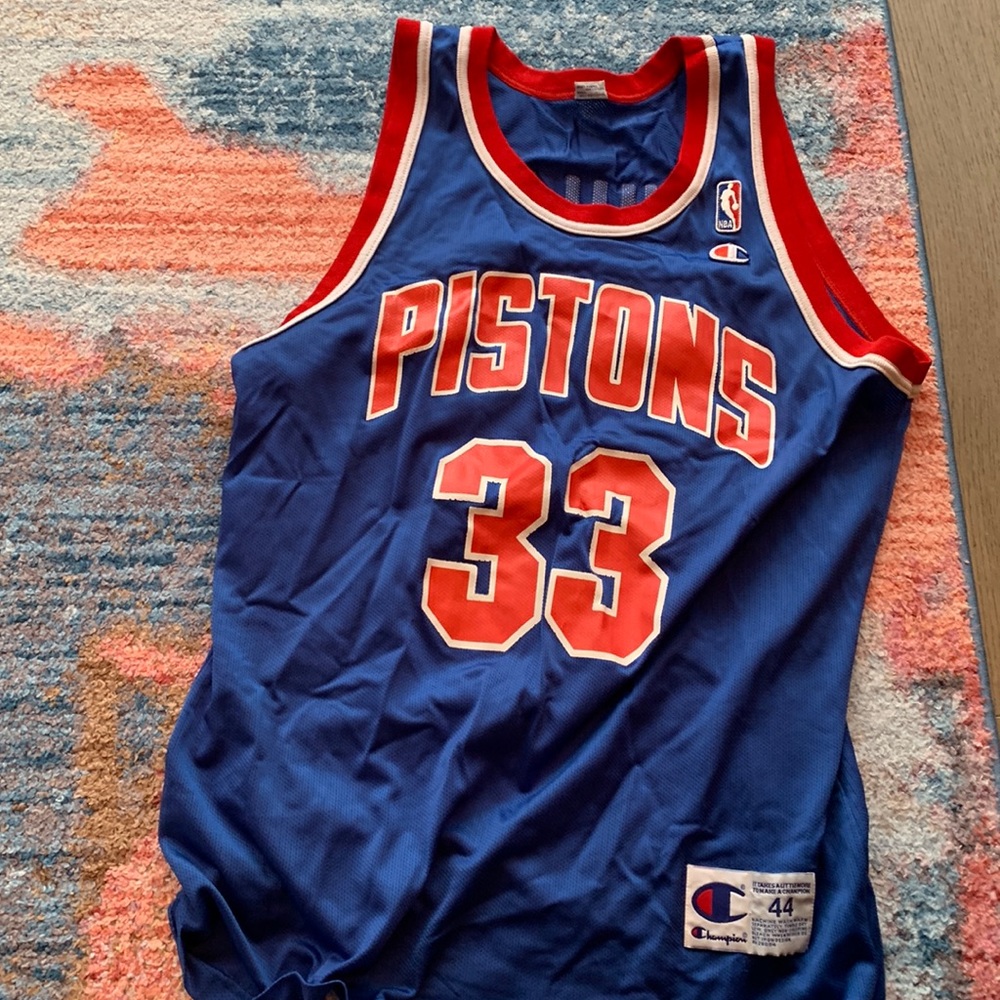 Champion NBA jersey Pistons Grant Hill size 44 - Picture 1 of 3